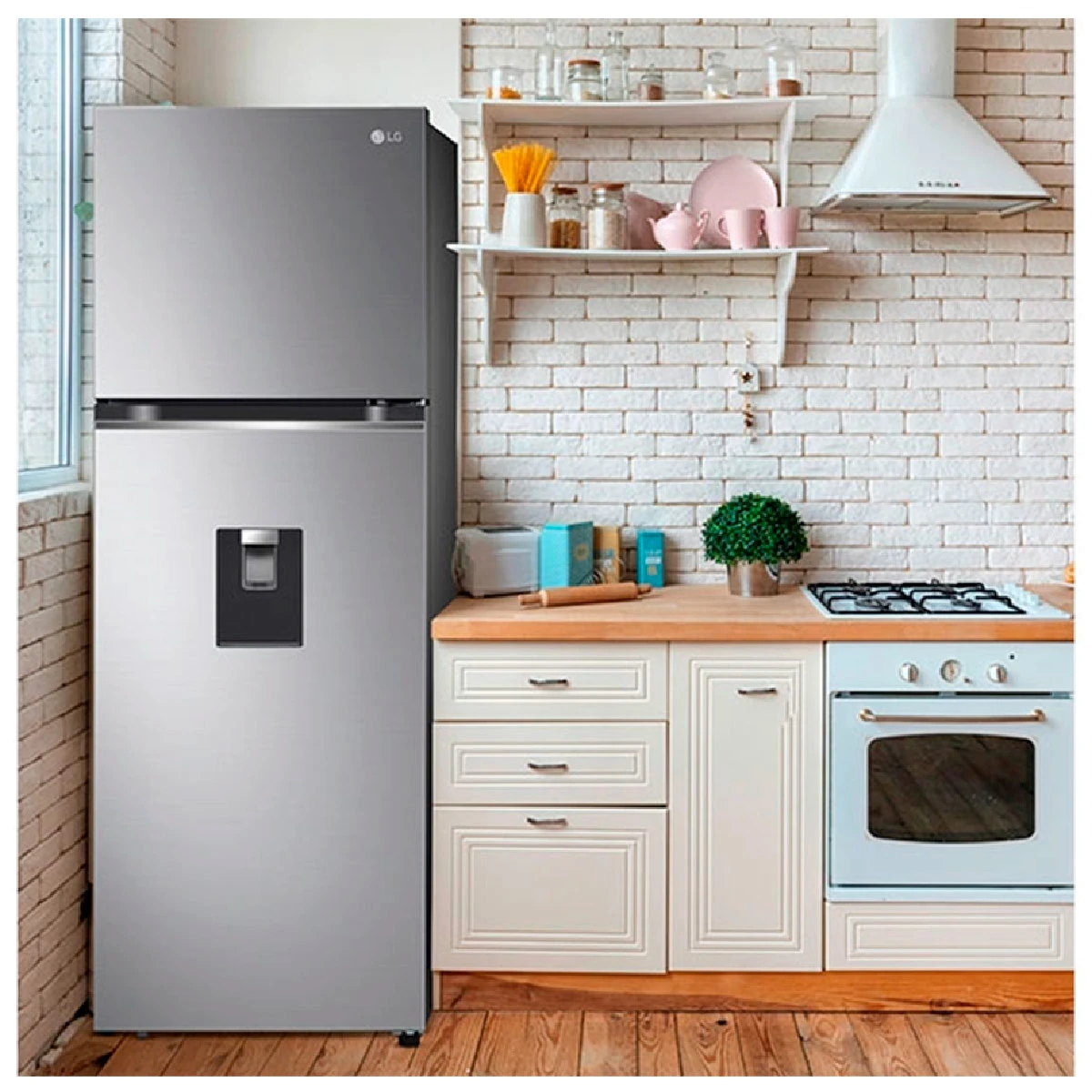 REFRIGERADOR LG TOP FREEZER NO FROST 334 L SMART INVERTER COMPRESSOR VT34WPP MOTOR - 8