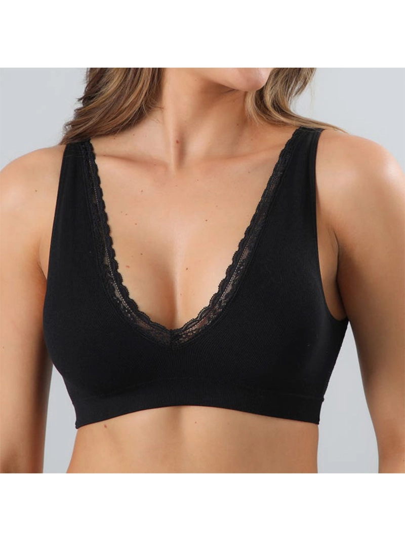 SOSTÉN MUJER FLORES ENCAJE 25073 SEAMLESS - 1