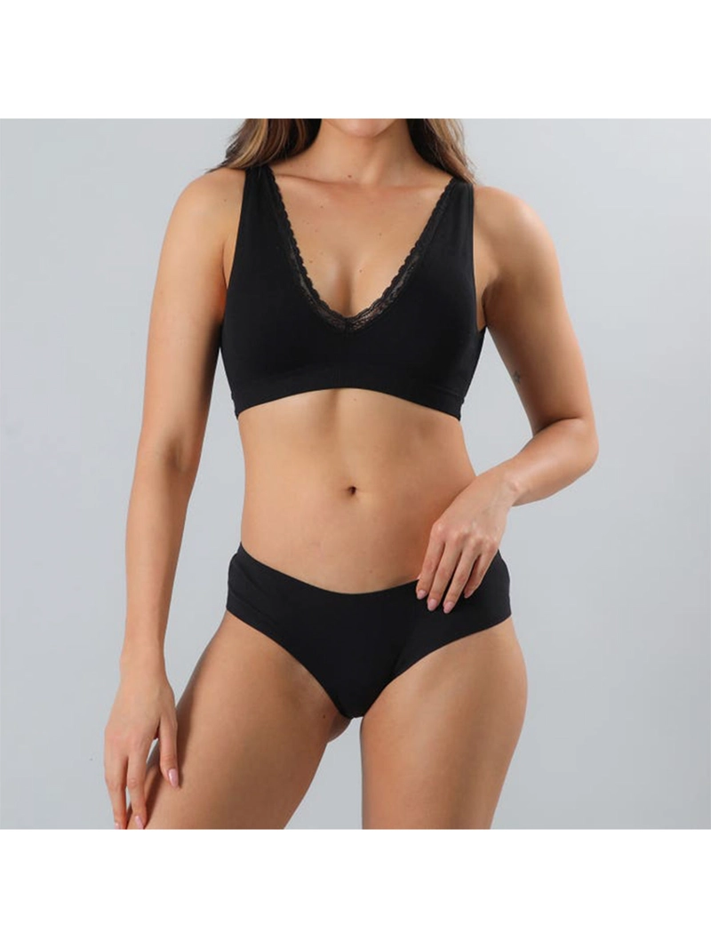 SOSTÉN MUJER FLORES ENCAJE 25073 SEAMLESS - 4