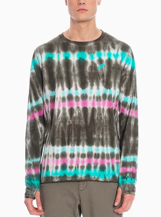 POLERA MANGA LARGA ALGODÓN HOMBRE MORMAII TIE DYE - 2