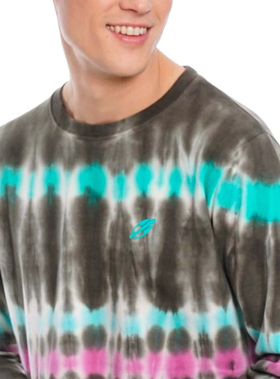 POLERA MANGA LARGA ALGODÓN HOMBRE MORMAII TIE DYE - 4