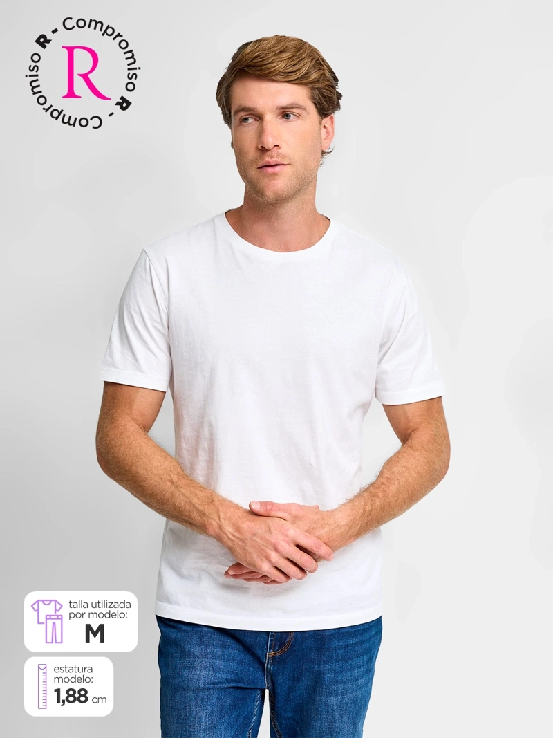 POLERA HOMBRE MARQUIS ALGODÓN CUELLO REDONDO - 1
