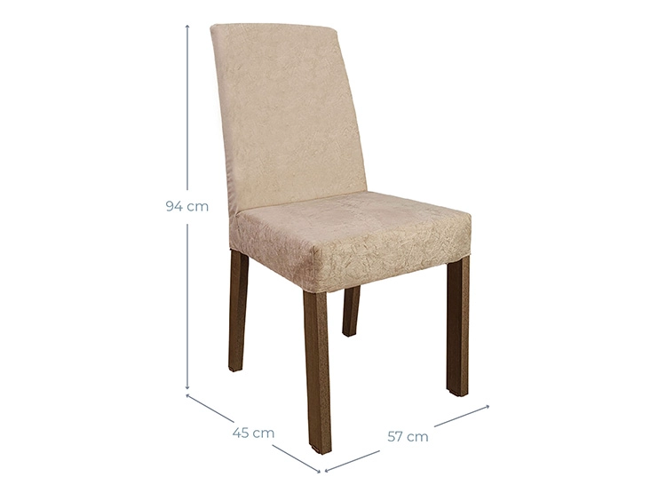 JUEGO DE COMEDOR VEKKA HOME GIAN CONTI 6S - 6
