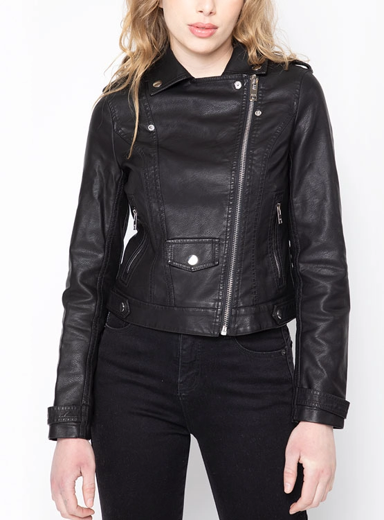 CHAQUETA ECOCUERO MUJER ELLUS - 2