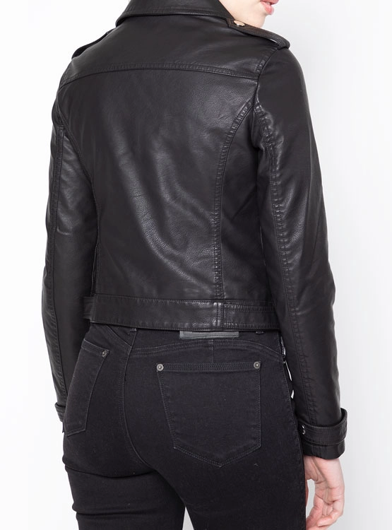 CHAQUETA ECOCUERO MUJER ELLUS - 3
