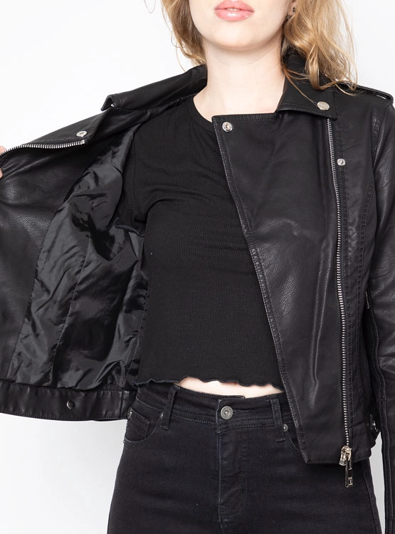 CHAQUETA ECOCUERO MUJER ELLUS - 4