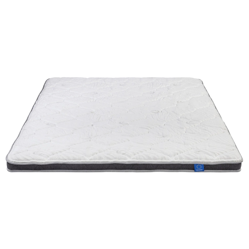 CUBRECOLCHON TOPPER FLEX 2 PLAZAS GRIS LISO SALUS - 3