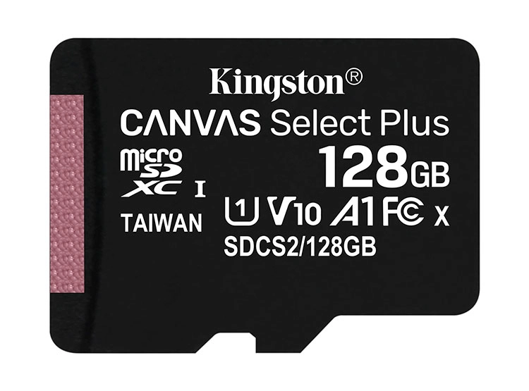 MEMORIA KINGSTON MICROSD C/ADAPT SELECT PLUS 128GB - 3