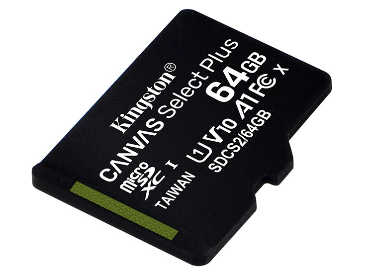 MEMORIA KINGSTON MICROSD C/ADAPT SELECT PLUS 64GB - 2