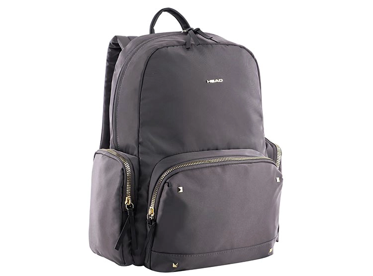 MOCHILA HEAD GOLD TACHAS GRIS - 1