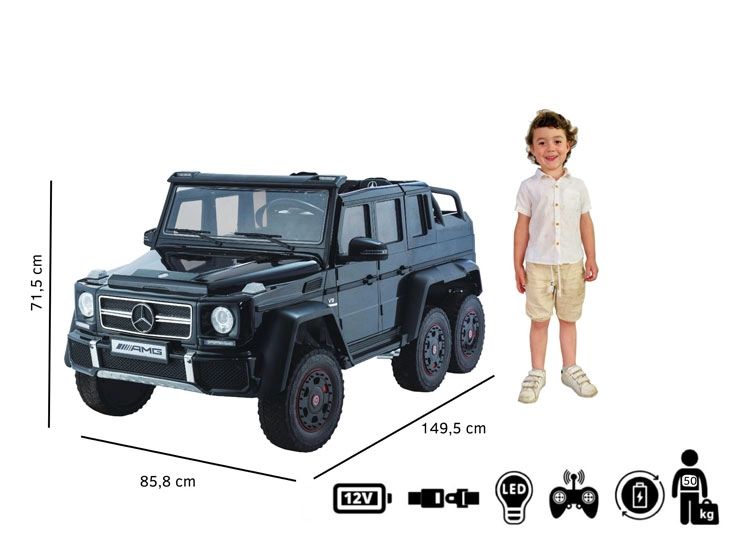 AUTO A BATERÍA KIDSCOOL MERCEDES G63 6X6 - 11