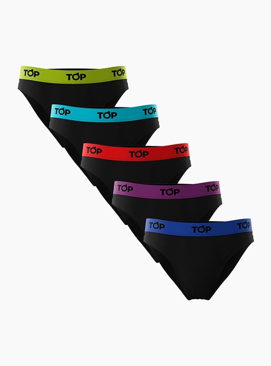 PACK X5 SLIP ALGODÓN HOMBRE TOP - 1