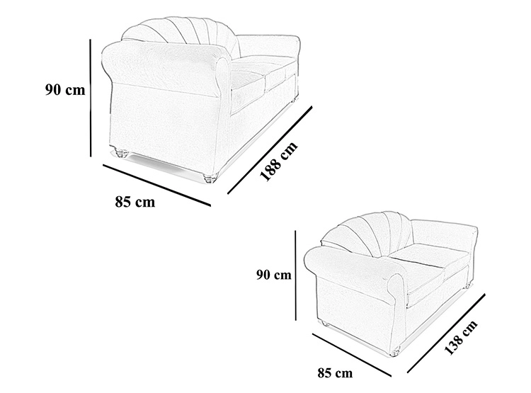 JUEGO DE LIVING ELEGANT DETAIL MARSELLA 32 - 5