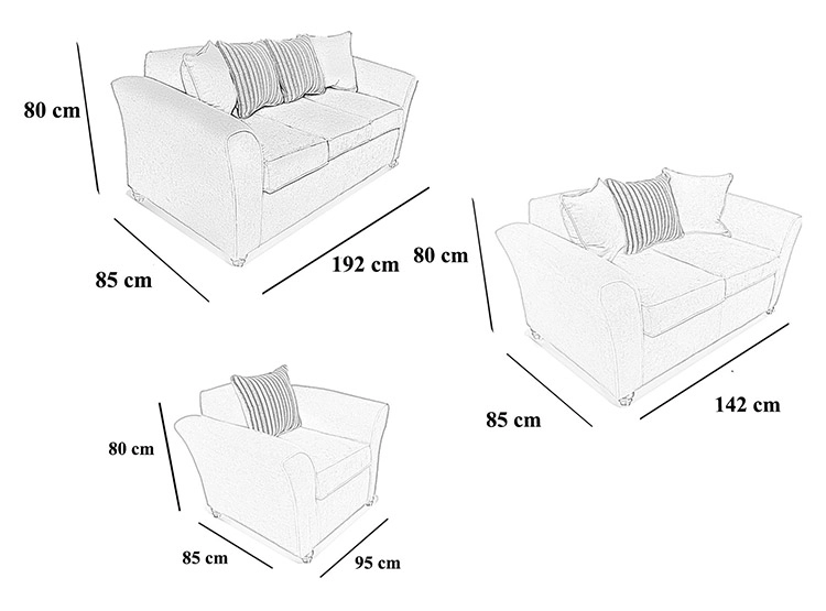 JUEGO DE LIVING ELEGANT DETAIL MINESOTA 321 - 5