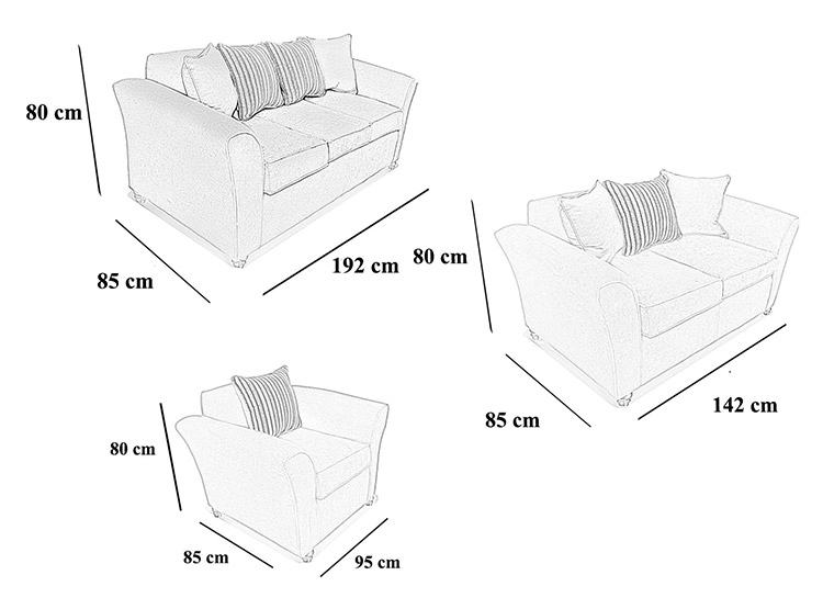 JUEGO DE LIVING ELEGANT DETAIL MINESOTA 321 - 5