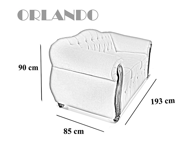 SOFA ELEGANT DETAIL ORLANDO 3C - 3