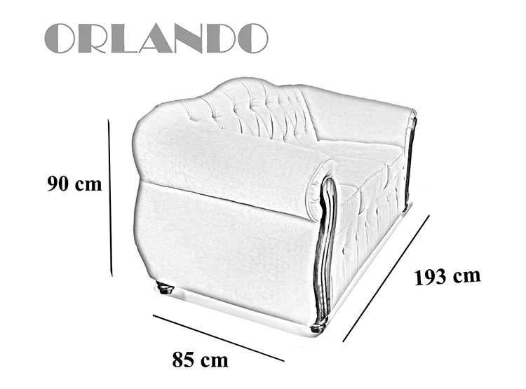 SOFA ELEGANT DETAIL ORLANDO 3C - 3