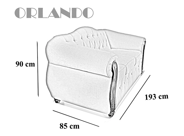 SOFA ELEGANT DETAIL ORLANDO 3C - 3