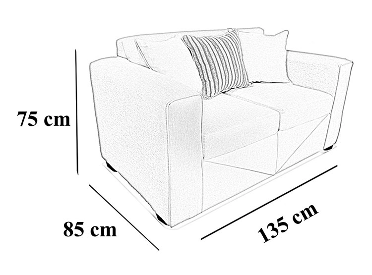 SOFA ELEGANT DETAIL SANTA FE 2C - 3