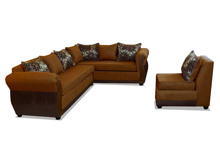 SOFA SECCIONAL DERECHO ELEGANT DETAIL GIRONA TELA PU 7C
