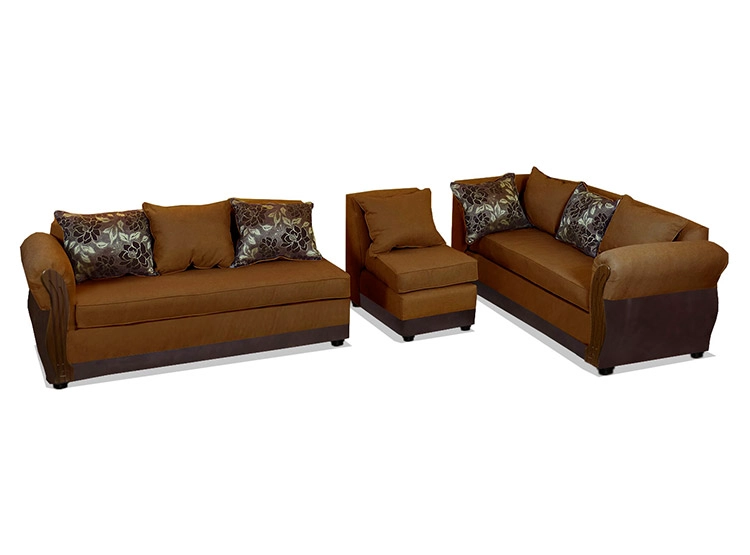 SOFA SECCIONAL DERECHO ELEGANT DETAIL GIRONA TELA PU 7C - 2