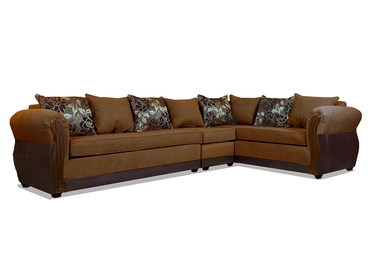 SOFA SECCIONAL DERECHO ELEGANT DETAIL GIRONA TELA PU 7C - 3