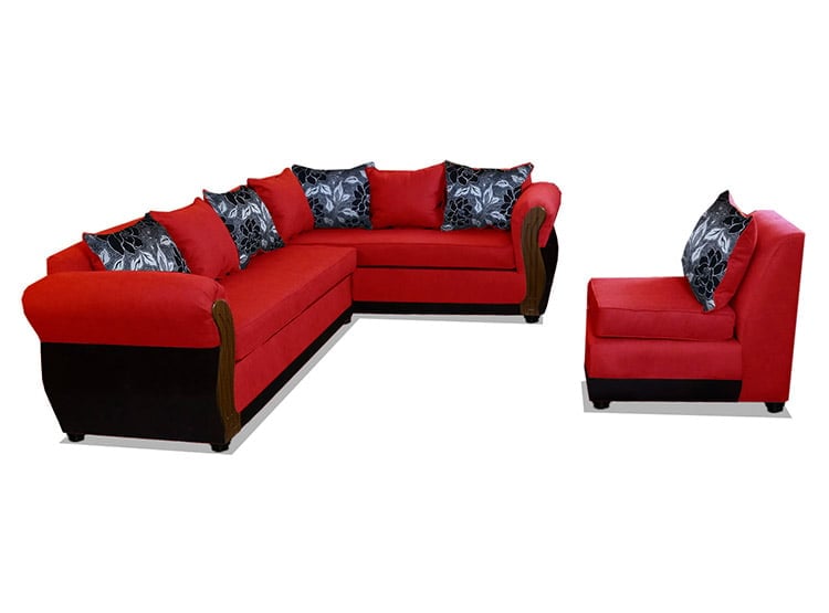SOFA SECCIONAL DERECHO ELEGANT DETAIL GIRONA TELA PU 7C - 2