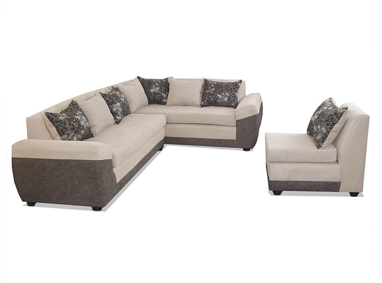 SOFA SECCIONAL DERECHO ELEGANT DETAIL HOUSTON TELA PU 7C - 3