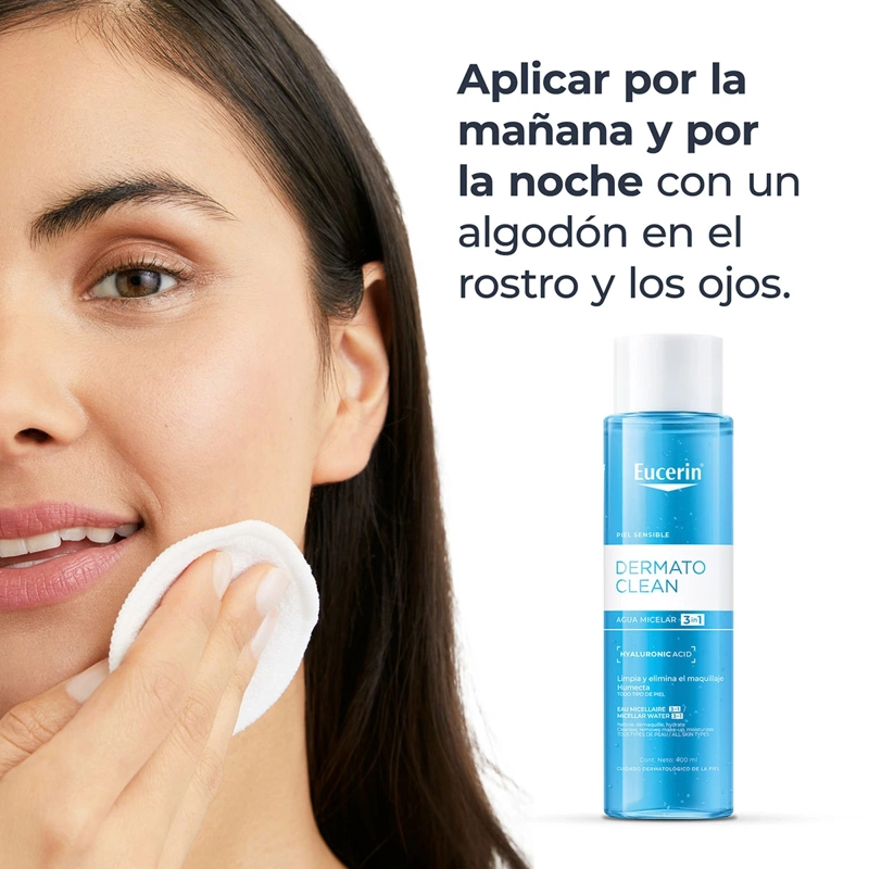 LIMPIADOR FACIAL EUCERIN LOCION MICELAR DERMATOCLEAN 400 ML - 7
