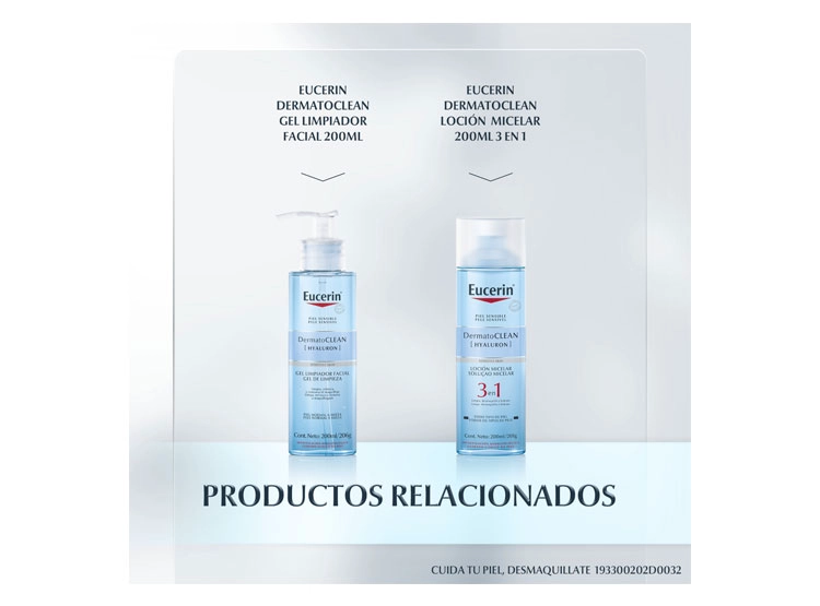 DESMAQUILLANTE BIFÁSICO DE OJOS EUCERIN DERMATOCLEAN 125 ML - 7