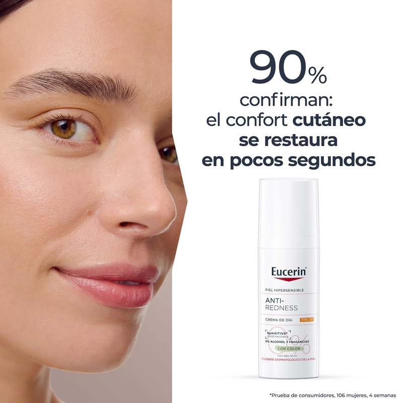 CREMA FACIAL EUCERIN HIDRATANTEANTIENROJECIMIENTO SPF 25 50 ML - 5