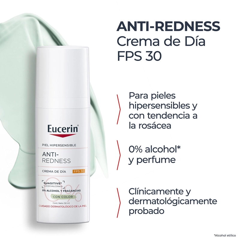 CREMA FACIAL EUCERIN HIDRATANTEANTIENROJECIMIENTO SPF 25 50 ML - 6
