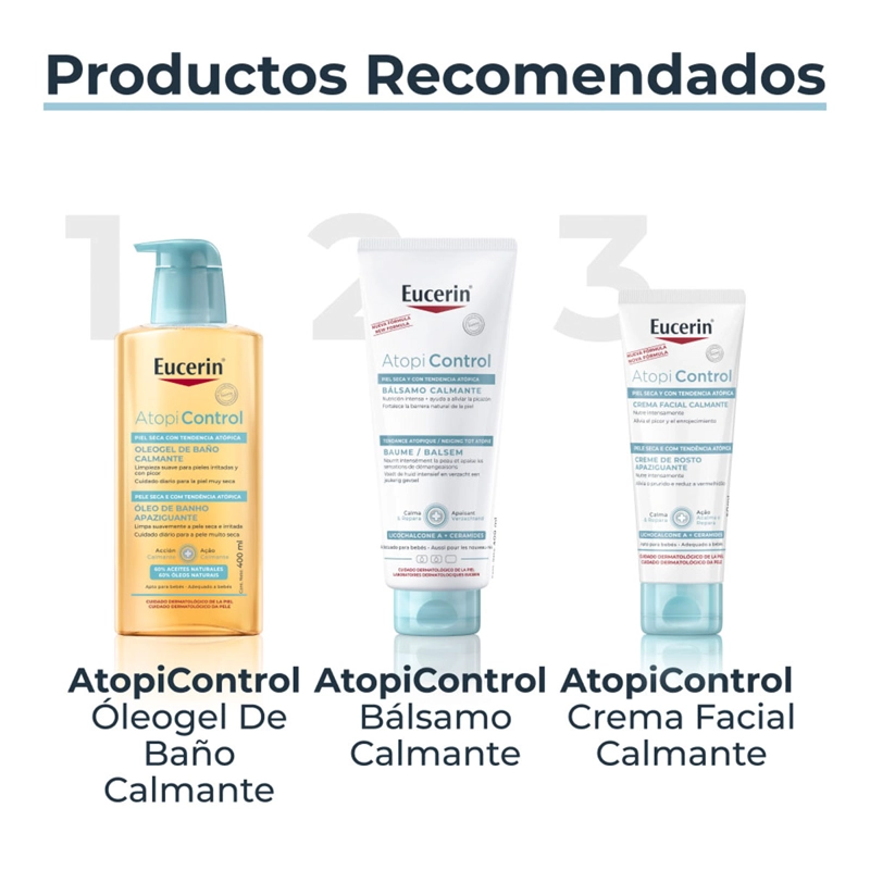 BALSAMO HIDRATANTE CORPORAL EUCERIN  TEXTURA LIGERA ATOPI CONTROL 400 ML - 7
