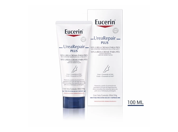 CREMA CORPORAL EUCERIN HIDRATANTE REPARADORA PIES 0.1 UREA 100 ML - 2