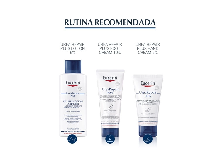 CREMA CORPORAL EUCERIN HIDRATANTE REPARADORA PIES 0.1 UREA 100 ML - 9