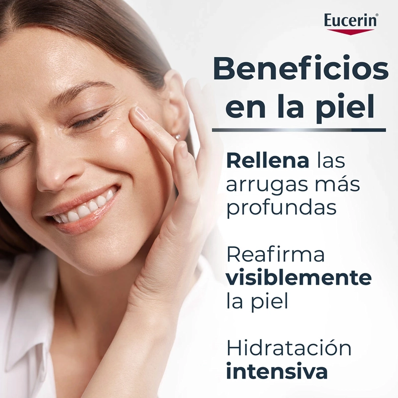 CREMA EUCERIN GEL ANTIEDAD DÍA HYALURON FILLER PIEL SECA SPF 15 50 ML - 3