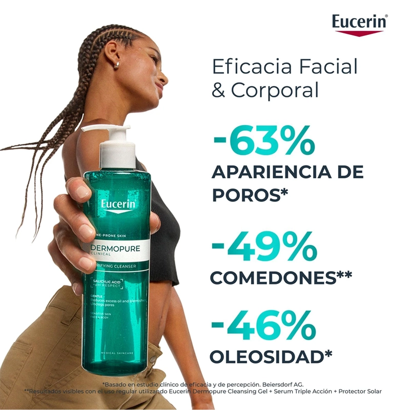 GEL LIMPIADOR EUCERIN DERMOPURE 200 ML - 4