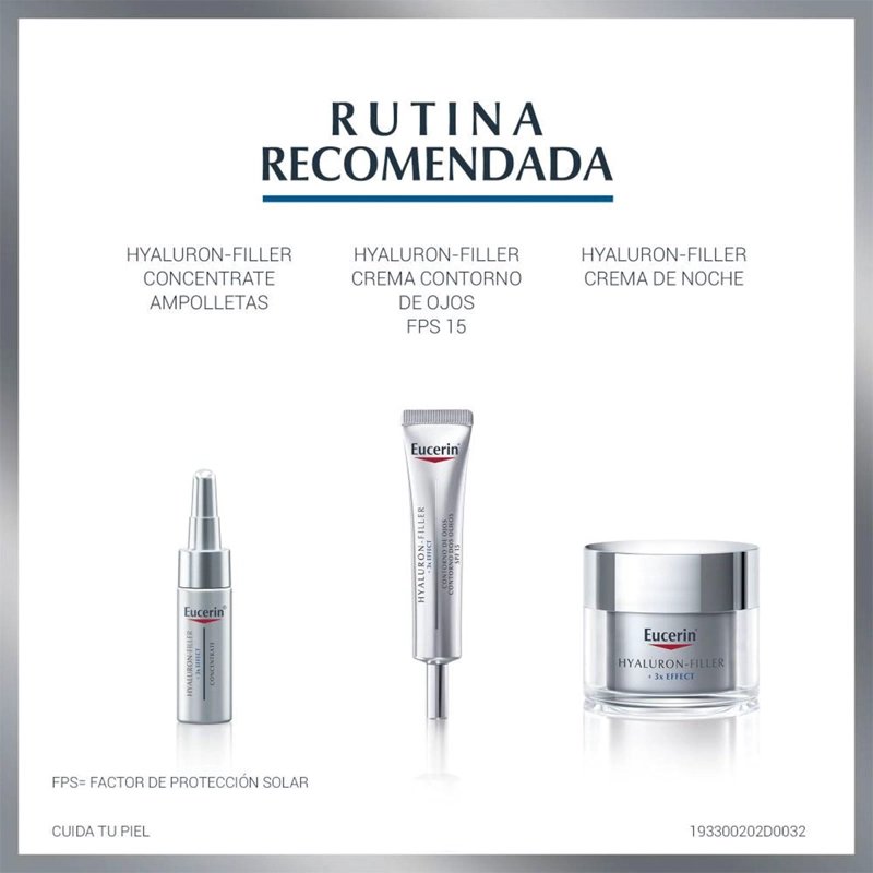 CREMA FACIAL EUCERIN HIDRATANTE DÍA PIEL NORMAL A MIXTA HYALURON FILLER SPF 15 50 ML - 7