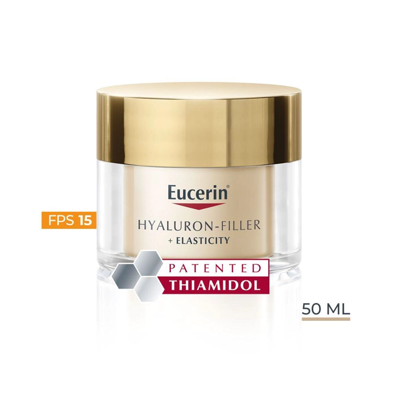 CREMA FACIAL EUCERIN HIDRATANTE DÍA HYALURON FILLER ELASTICITY SPF 15 50 ML - 1