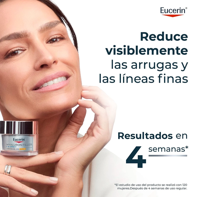 CREMA FACIAL EUCERIN HIDRATANTE DÍA HYALURON FILLER SPF 30 50 ML - 2