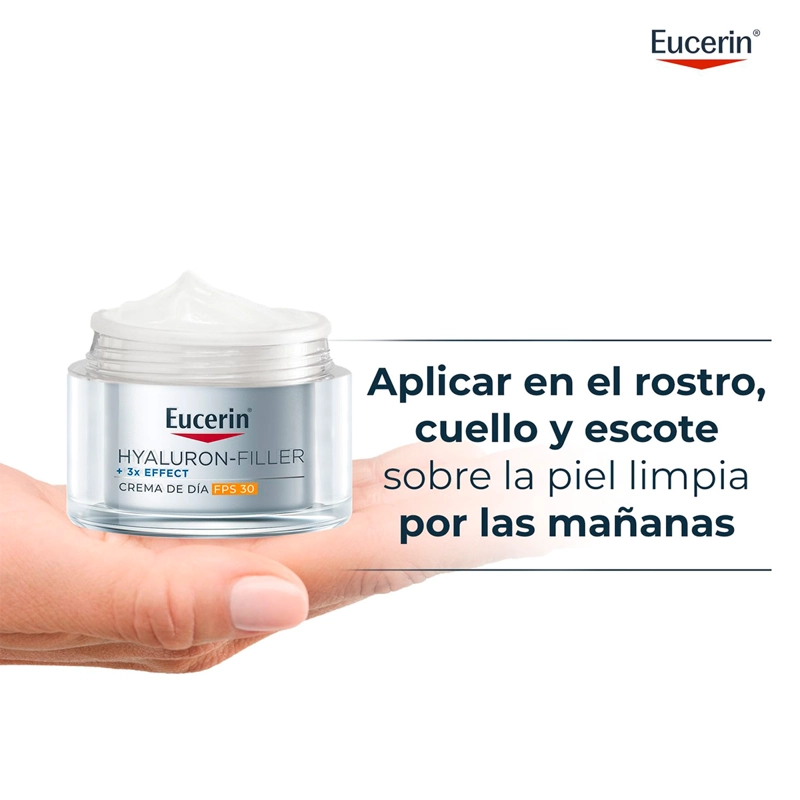 CREMA FACIAL EUCERIN HIDRATANTE DÍA HYALURON FILLER SPF 30 50 ML - 8
