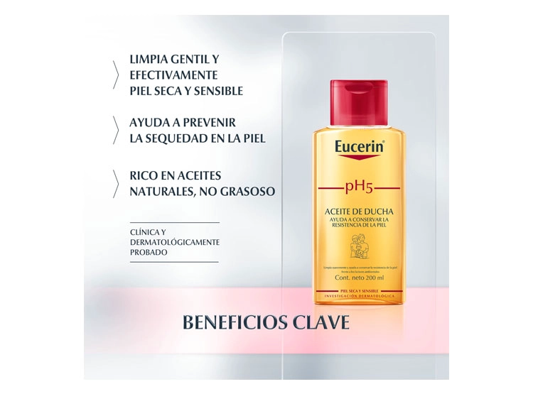ACEITE DE DUCHA CORPORAL EUCERIN PH5 200 ML - 2