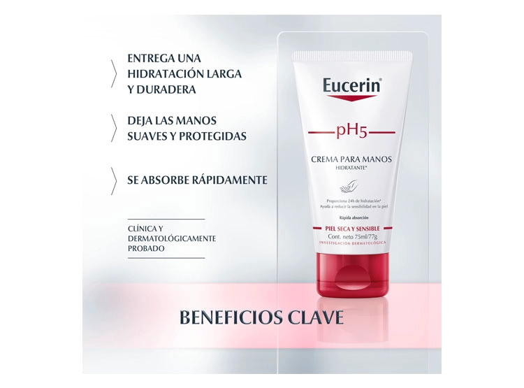 CREMA MANOS EUCERIN HIDRATANTE PH5 75 ML - 2