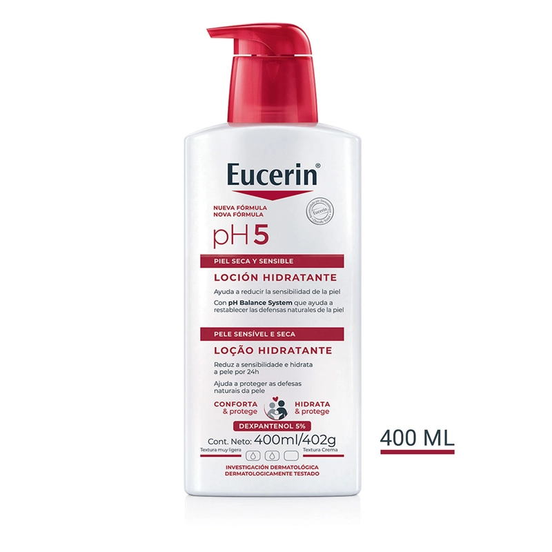 LOCION CORPORAL EUCERIN HIDRATANTE PH5 BOMBA 400 ML - 2