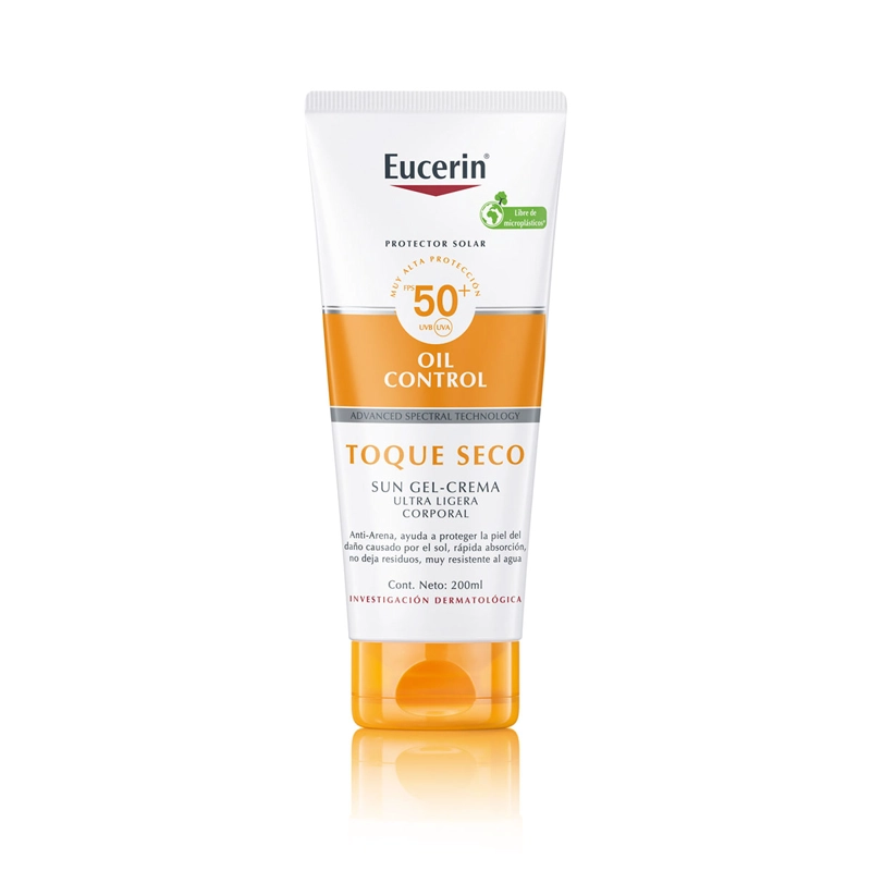 PROTECTOR SOLAR CORPORAL EUCERIN SUN CREAM TOQUE SECO SPF 50 200 ML - 1