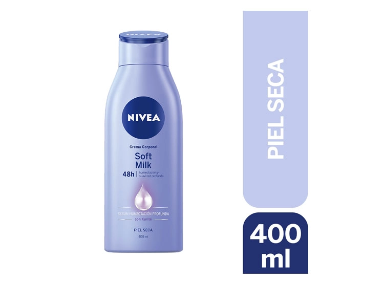 CREMA CORPORAL NIVEA SOFT MILK PIEL SECA 400 ML - 1
