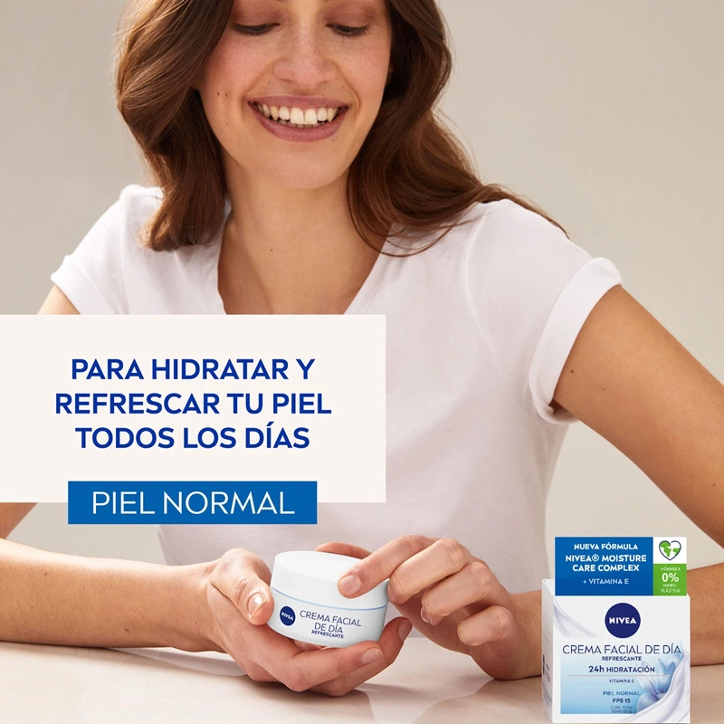 CREMA FACIAL NIVEA HIDRATANTE DÍA ACTIVA PIEL NORMAL SPF 15 50 ML - 4