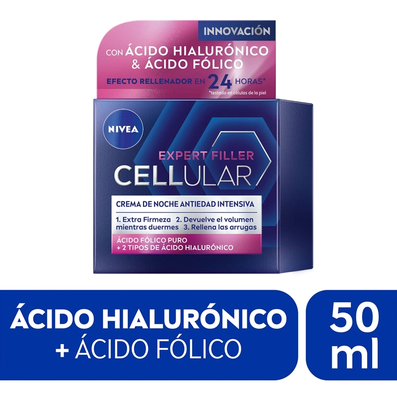 CREMA NIVEA GEL ANTIEDAD NOCHE CELLULAR 50 ML - 2