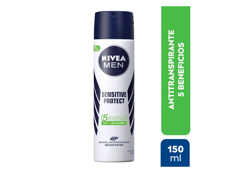 DESODORANTE NIVEA MEN SENSITIVE PROTECT SPRAY 150 ML - 1