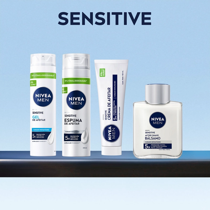 ESPUMA DE AFEITAR NIVEA MEN SENSITIVE 200 ML - 6